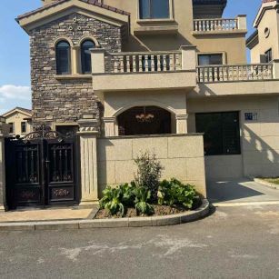 自贡黄金麻别墅外墙安装效果