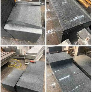 自贡 芝麻黑地铺石材