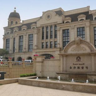 自贡花岗岩黄金麻建筑外墙干挂案例