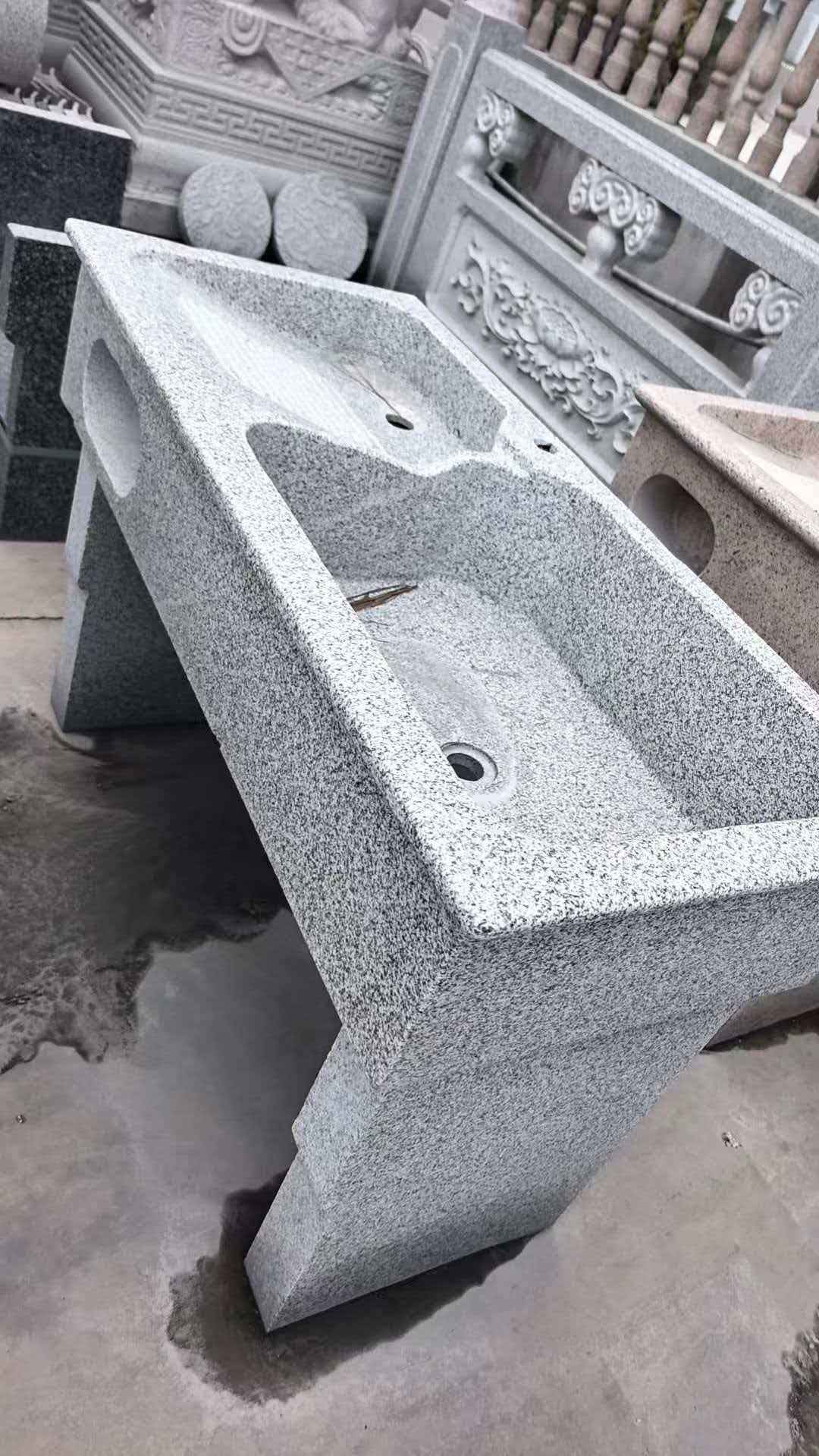 自贡 花岗岩石材洗手池，洗衣池