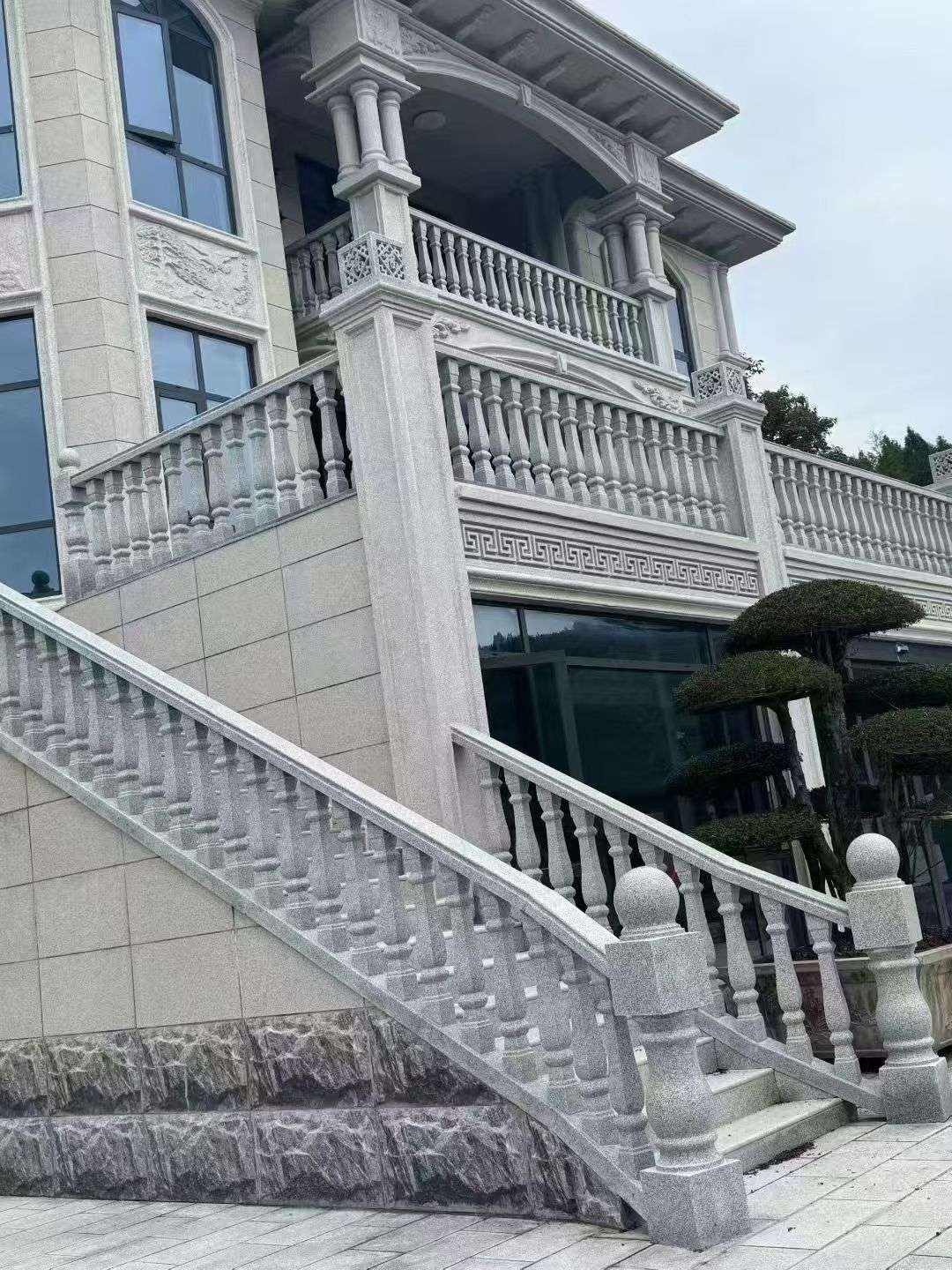 自贡 芝麻白别墅，栏杆