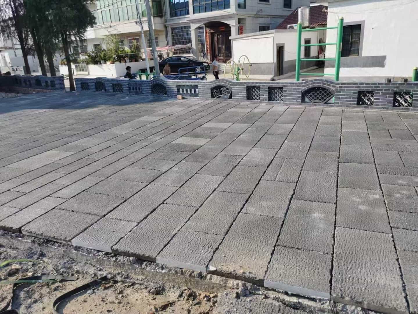 自贡仿古石铺装效果