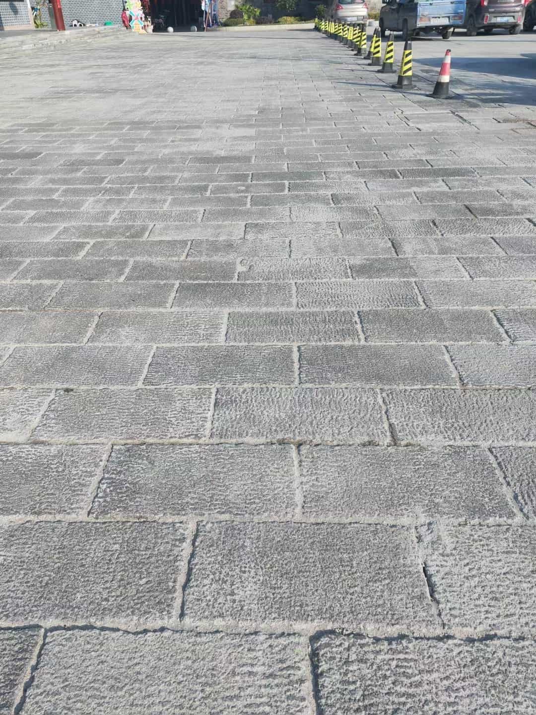 自贡仿古石铺装效果