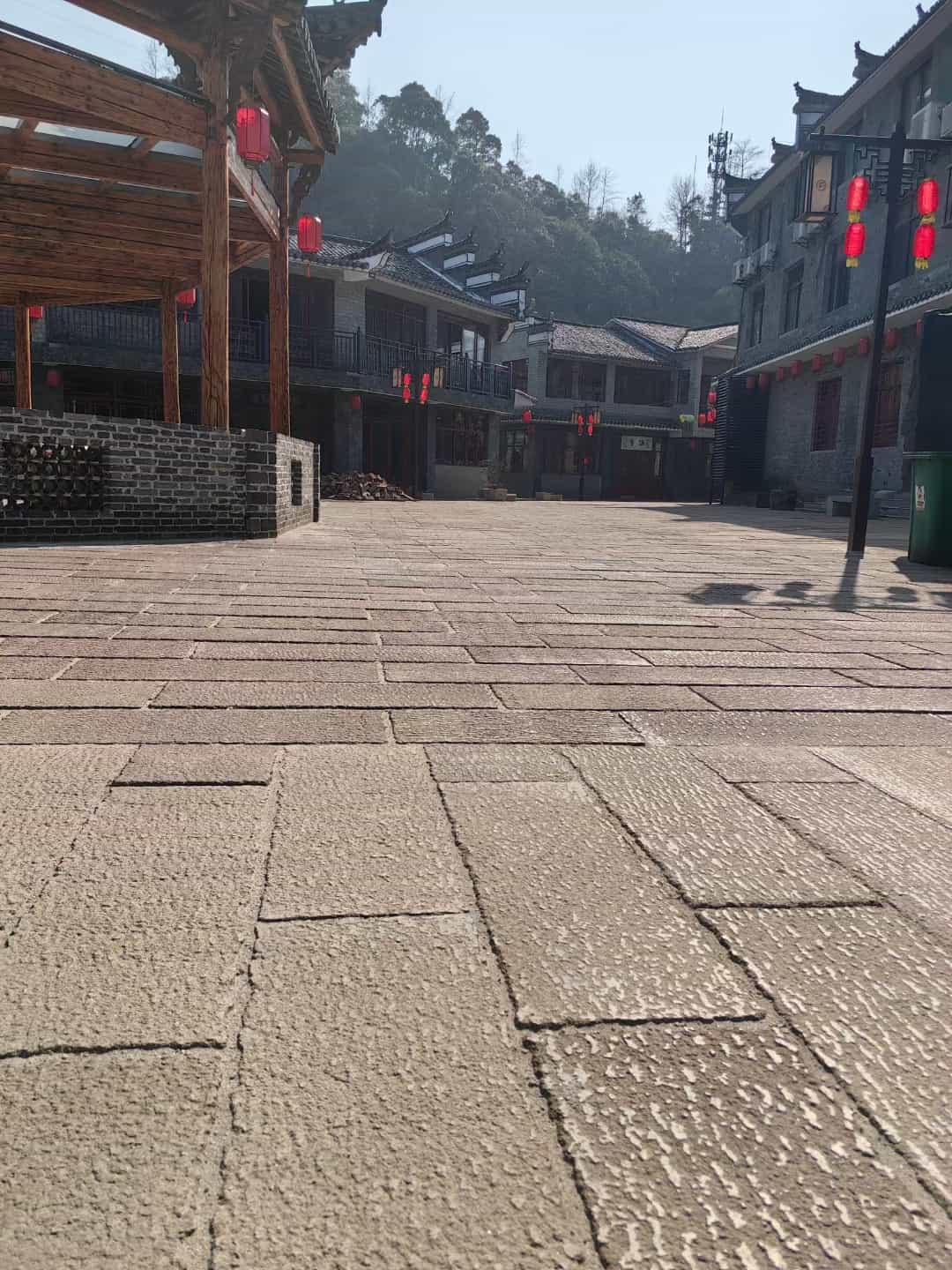 自贡仿古石铺装效果
