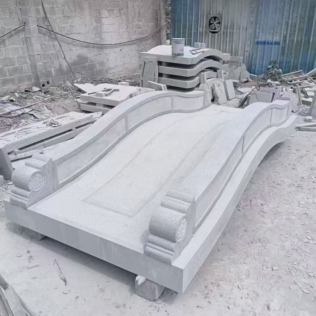 自贡 芝麻灰花岗岩园林景观 小石桥