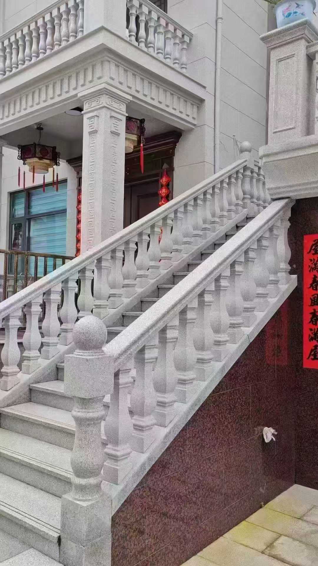 自贡 天然石材 阳台庭院护栏、栏杆