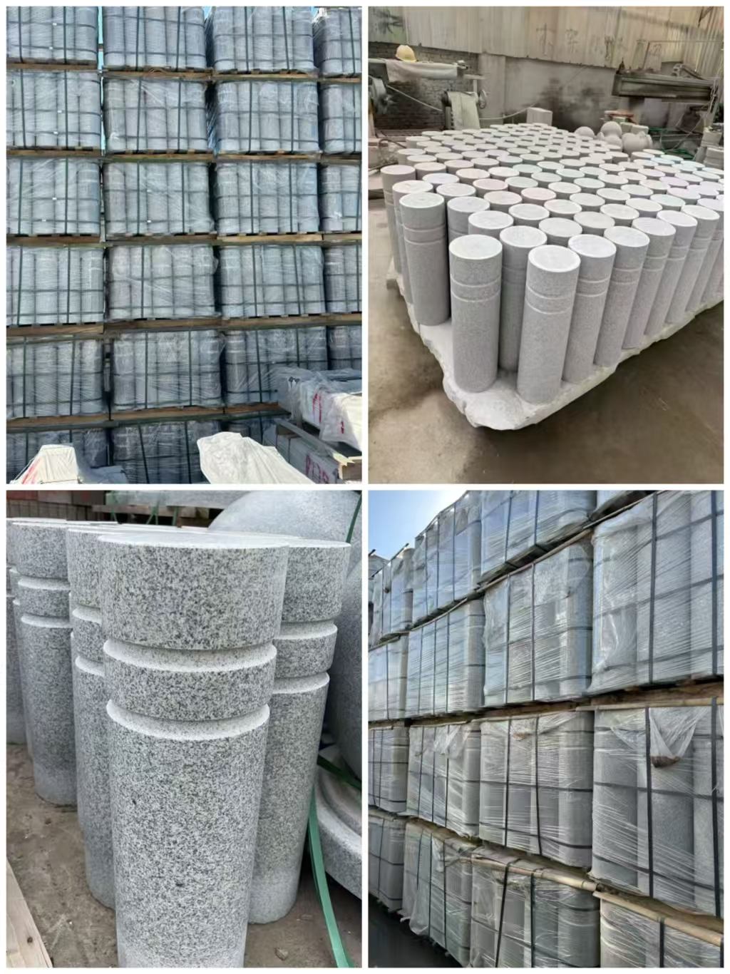 自贡 芝麻白花岗岩挡车柱、隔离柱多少钱